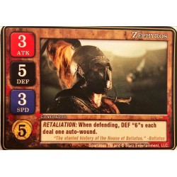 Spartacus: Zephyros Promo Card