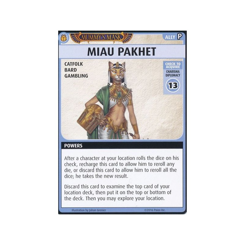 Pathfinder Adventure Card Game: Mummy's Mask – Miau Pakhet