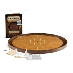 Crokinole Tournament (steamed beech/walnut) (Inclusief 2 sets schijfjes)
