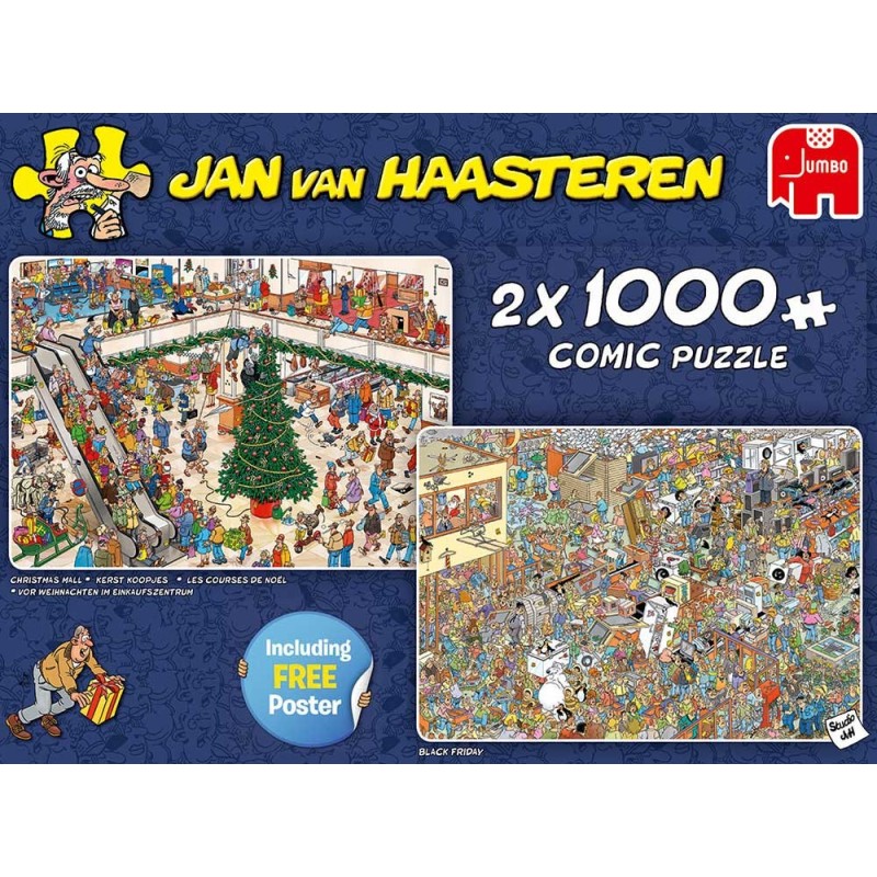 Jan van Haasteren: Kerst Koopjes (2x1000)