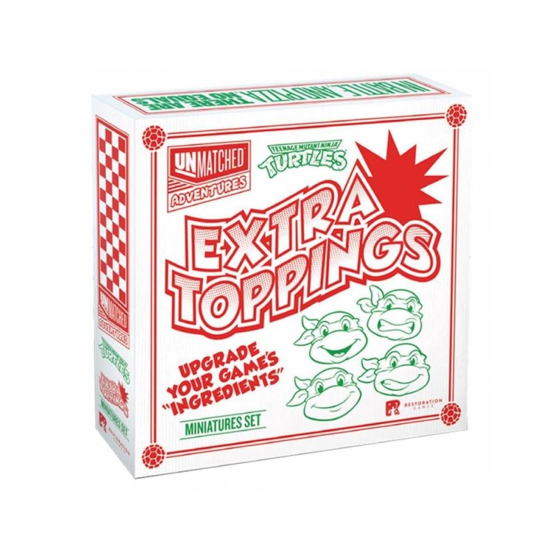 Unmatched Adventures: Teenage Mutant Ninja Turtles â€“ Extra Toppings Ultimate Miniatures Pack