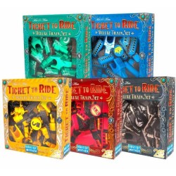 Ticket to Ride - Deluxe Train Set (Geel/Rood/Groen/Zwart/Blauw) (Eng)