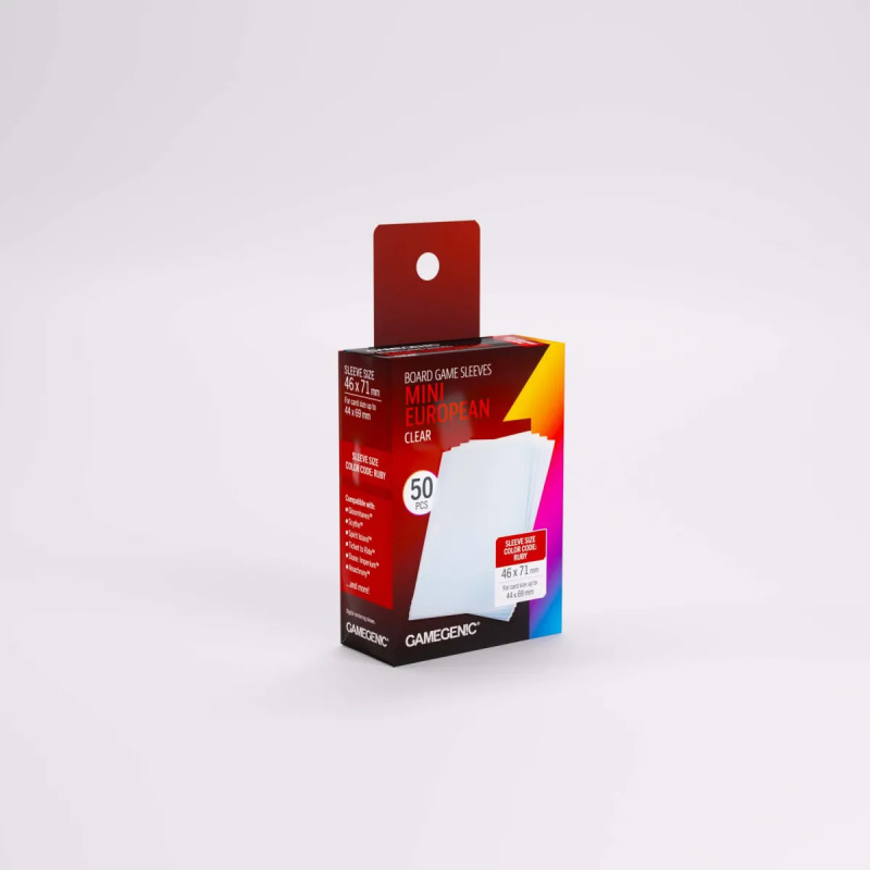 GM - Board Game Sleeves Mini European Clear 46x71