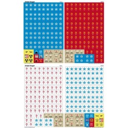 Twilight Struggle 2009 Deluxe Edition Counter Sheets
