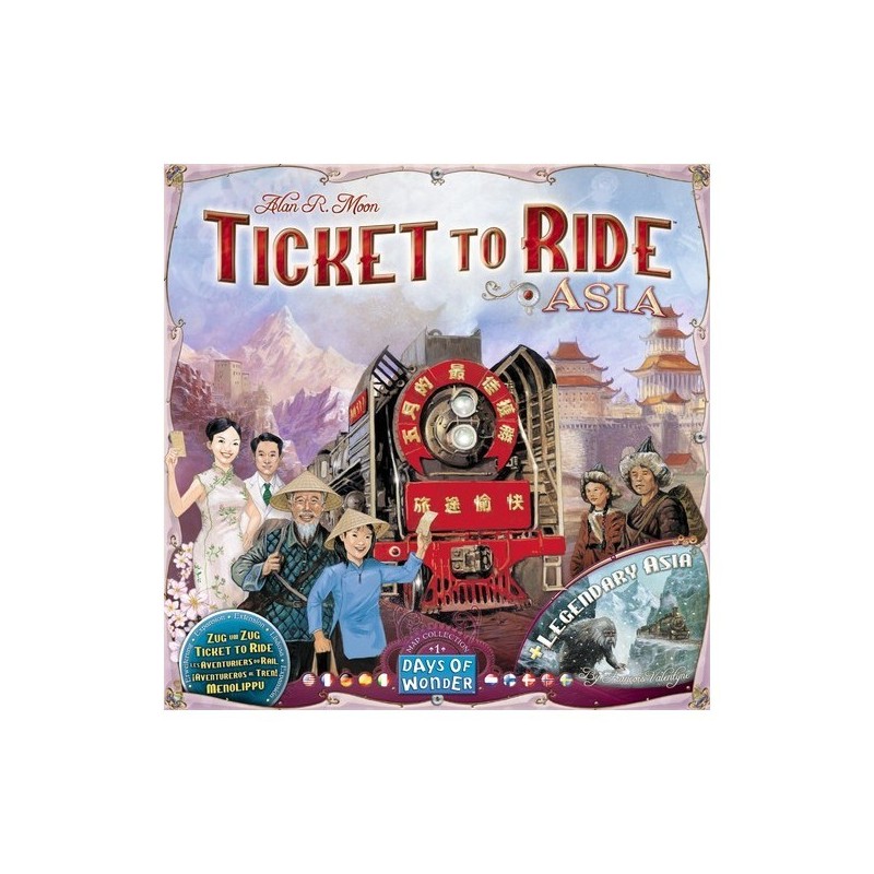 Ticket to Ride: Map Collection: Volume 1 - Team Asia & Legendary Asia
