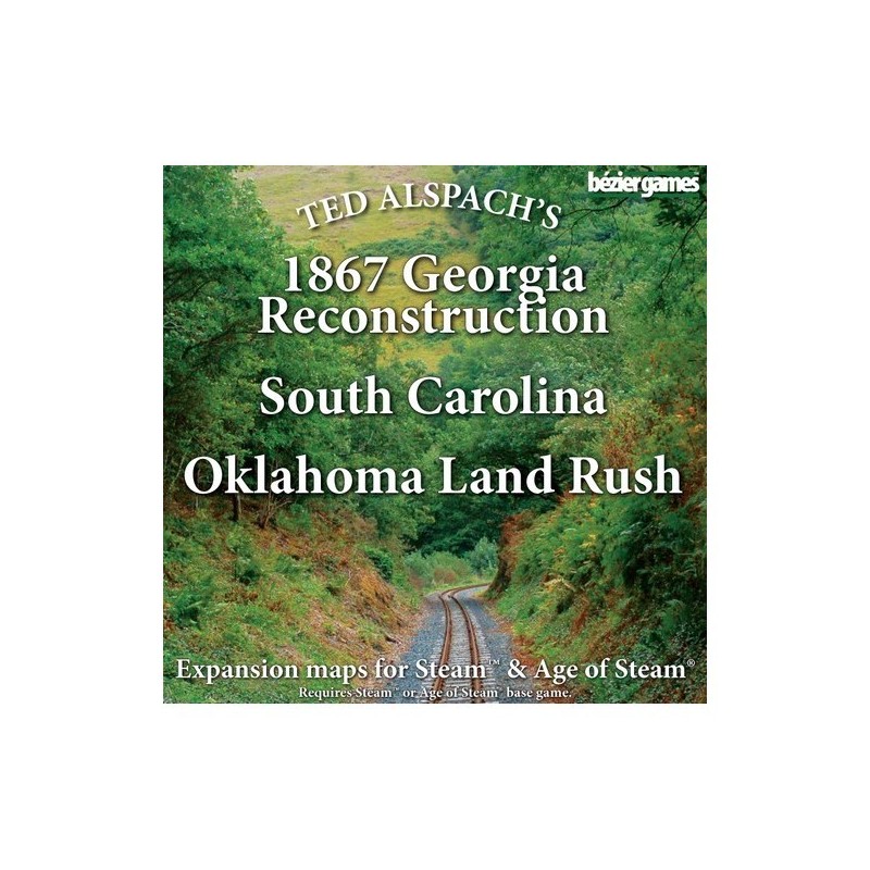 Age of Steam Expansion: 1867 Georgia Reconstruction, South Carolina &