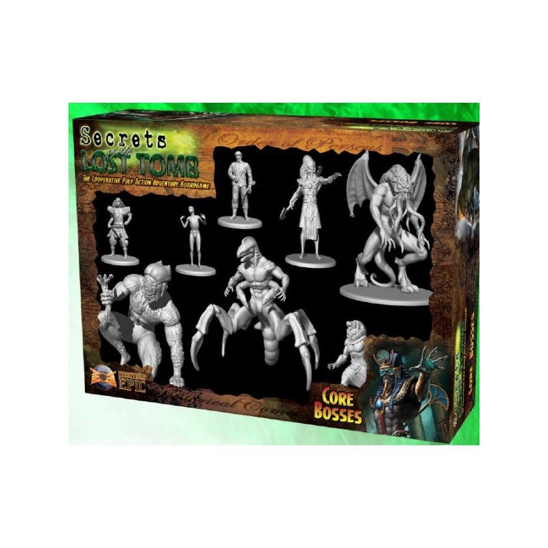 Secrets of the Lost Tomb: Core Boss Miniatures