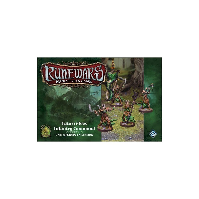 Runewars Miniatures Game: Latari Elves Infantry Command